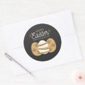 Happy Oaster Runder Aufkleber (Umschlag)