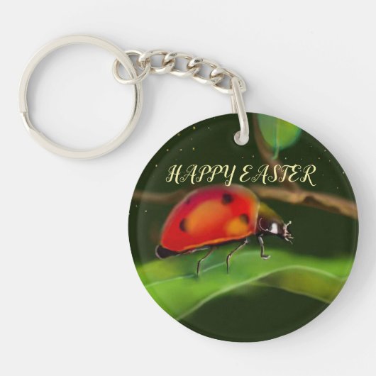 Happy Oaster Schlüsselanhänger (Vorderseite)