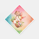 Happy Oaster Serviette (Ecke)