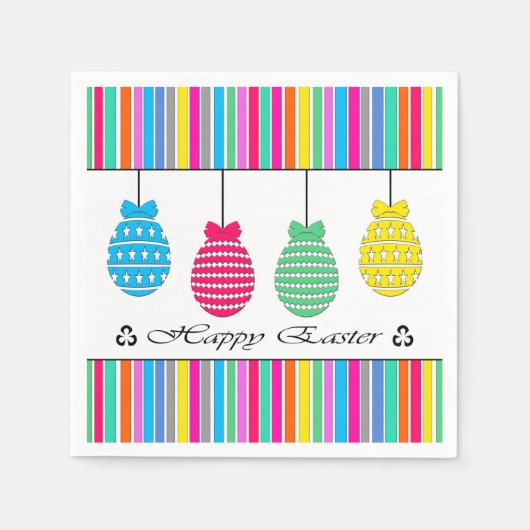 Happy Oaster Serviette (Vorderseite)