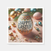 Happy Oaster Serviette (Vorderseite)