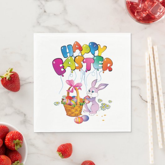 Happy Oaster Serviette (Beispiel)