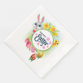Happy Oaster Serviette (Ecke)