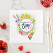 Happy Oaster Serviette (Beispiel)