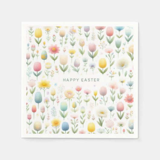 Happy Oaster Serviette (Vorderseite)