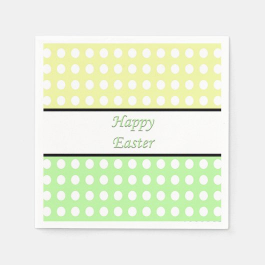 Happy Oaster Serviette (Vorderseite)