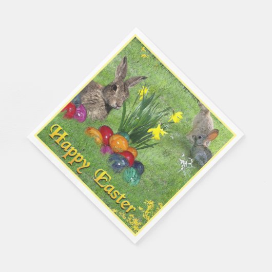 Happy Oaster Serviette (Ecke)