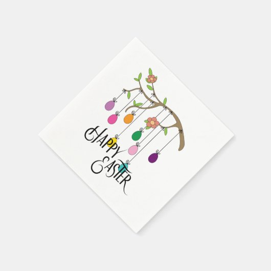 Happy Oaster Serviette (Ecke)