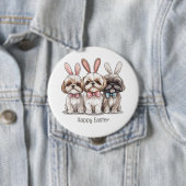 Happy Oaster Shih Tzu Hogs Button (Beispiel)