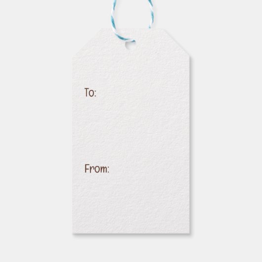 Happy Oaster Shih Tzu Hogs Geschenkanhänger (Rückseite)