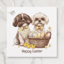 Happy Oaster Shih Tzu Hogs Geschenkanhänger
