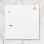 Happy Oaster Shih Tzu Hogs Geschenkanhänger (Rückseite)