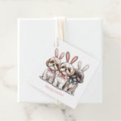 Happy Oaster Shih Tzu Hogs Geschenkanhänger (Beispiel)