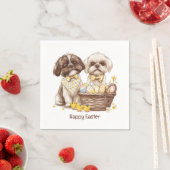 Happy Oaster Shih Tzu Hogs Serviette (Beispiel)
