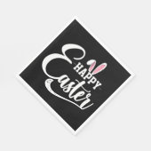 Happy Oaster Shirt Rabbit Serviette (Ecke)