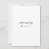 Happy Oaster Simple Foto | Personalisiert Ostern Einladung (Rückseite)