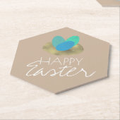Happy Oaster Speckled Egg Osternest Party Untersetzer (angewinkelt)
