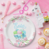 Happy Oaster Spring Blossom Pappteller (Party)