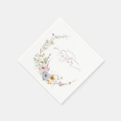 Happy Oaster Spring Blume Wreath Serviette (Ecke)