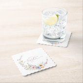 Happy Oaster Spring Blume Wreath Untersetzer (Vor Ort)