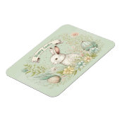 Happy Oaster Spring Blumenbild Magnet (Linke Seite)