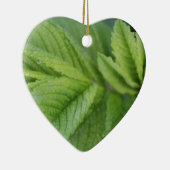 Happy Oaster Spring Green Blätter Keramikornament (Rechts)