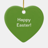 Happy Oaster Spring Green Blätter Keramikornament (Hinten)