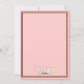 Happy Oaster Springtime Foto Card Feiertagskarte (Rückseite)