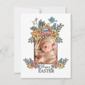 Happy Oaster Springtime Foto Feiertagskarte (Vorderseite)