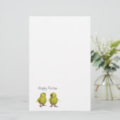 Happy Oaster Stationery Briefpapier (Stehend Vorderseite)