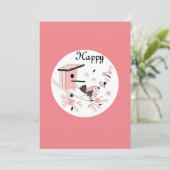 Happy Oaster | Stichprobe Feiertagskarte (Stehend Vorderseite)