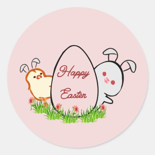 Happy Oaster Sticker (Vorderseite)