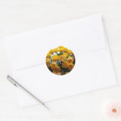 Happy Oaster Sticker Gelbe Rose (Umschlag)