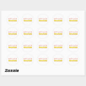 Happy Oaster Stickers (Blatt)