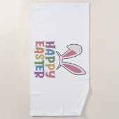 Happy Oaster Strandtuch (Vorderseite)