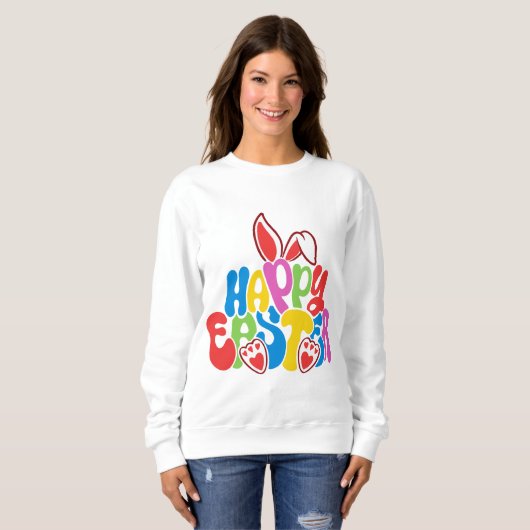 Happy Oaster Sweatshirt (Vorne ganz)
