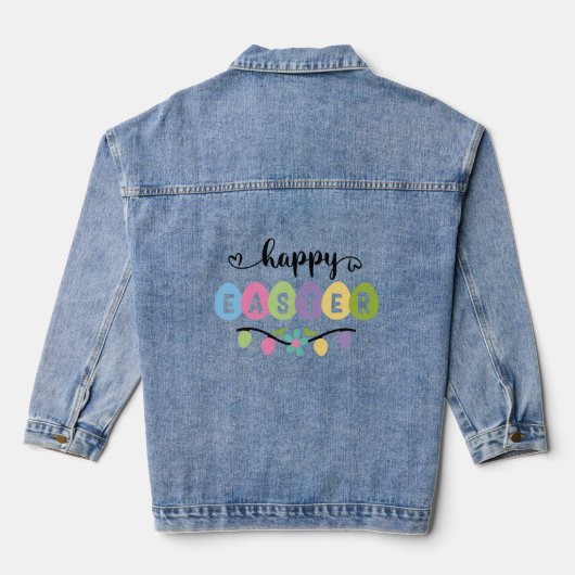 Happy Oaster Sweatshirt Jeansjacke (Rückseite)
