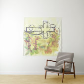 Happy Oaster Tapestry Wandteppich (Beispiel (Horizontal))