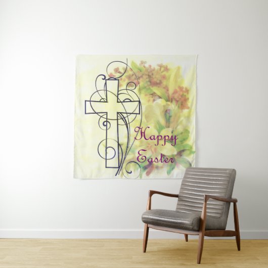Happy Oaster Tapestry Wandteppich (Beispiel)
