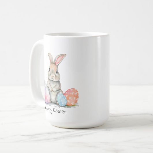 Happy Oaster Tasse (Vorderseite Links)