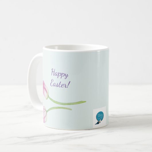 Happy Oaster Tasse (Vorderseite Links)
