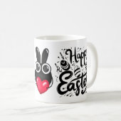 Happy Oaster Tasse: Feiern Sie den Frühling mit Fr Kaffeetasse (VorderseiteRechts)