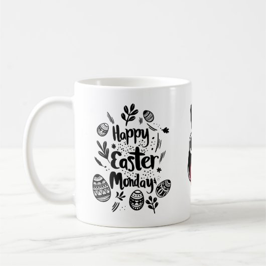 Happy Oaster Tasse: Festiges und fröhliches Design Kaffeetasse (Links)