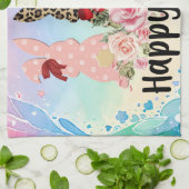 Happy Oaster Tee Handtuch (Gefaltet)