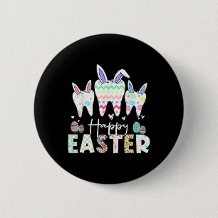 Happy Oaster Teeth Tooth Kaninchen Ohren Zahnräder Button