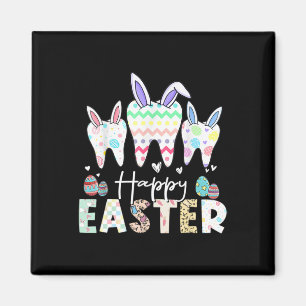 Happy Oaster Teeth Tooth Kaninchen Ohren Zahnräder Magnet
