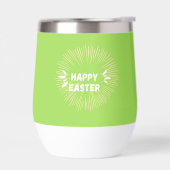 Happy Oaster Text auf grün (Links)