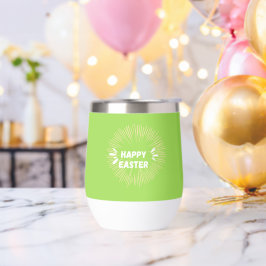 Happy Oaster Text auf grün