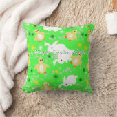 Happy Oaster Throw Kissen (Decke)