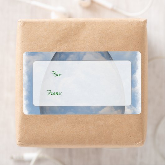 Happy Oaster - Transparentes Ostereier im Himmel (Insitu)